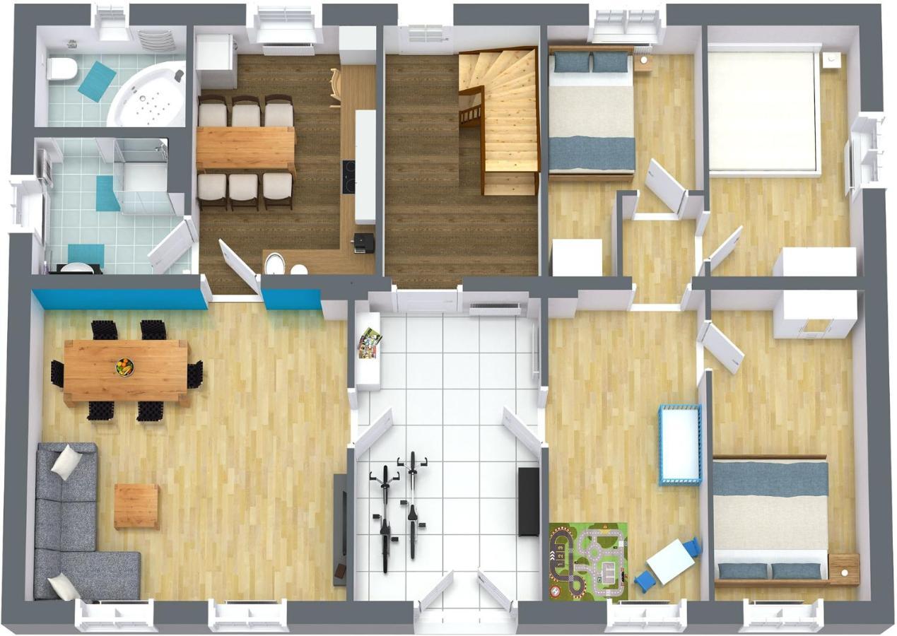 Ferienwohnung Pasewalk, 110 Qm Mit Geschirrspueler Papendorf  Zewnętrze zdjęcie